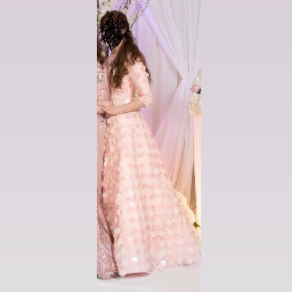 Custom Tailored Pink Bridesmaid Dress